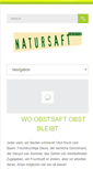 Mobile Screenshot of natursaft-sachsen.de
